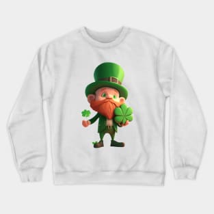 St.Patrick day leprechaun t-shirt Crewneck Sweatshirt